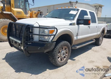 2012 Ford F-250 Lariat from USA, damaged, VIN 1FT7W2BTXCEB95760
